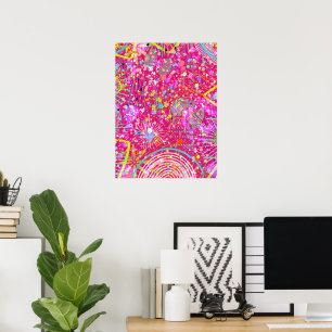 Maximalist Abstract Art: the Candy Store Poster