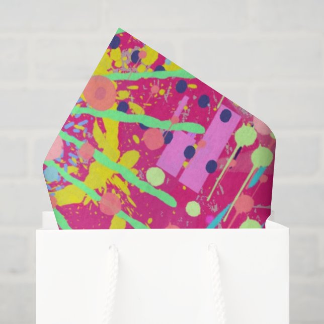 Maximalist Abstract Art: the Candy Store Tissue Paper (Gift Bag)