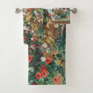 Maximalist Dream Vintage Floral Bath Towel Set