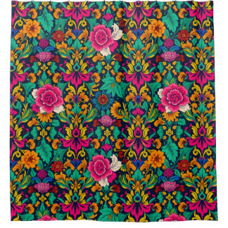 Maximalist Dreamscape Shower Curtain