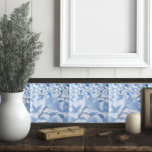Maximalist French Cottage Blue Floral Ceramic Tile<br><div class="desc">With a romantic double pattern blue floral design these maximalist tiles are reminiscent of French cottages and cosy spaces. A unique addition to kitchen or bathroom backsplashes.</div>