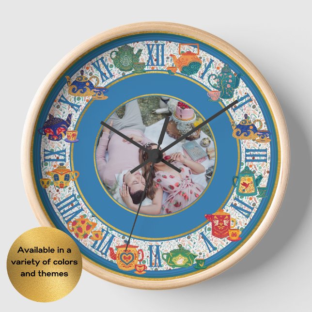Maximalist Kitchen Decor Hippy Photo ANY EVENT Clock (Creator Uploaded)