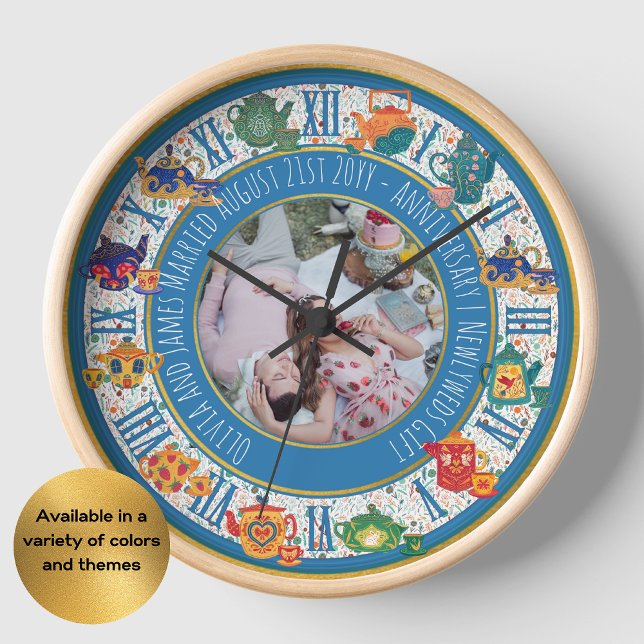 Maximalist Kitchen Decor Hippy Photo ANY EVENT Clock (Creator Uploaded)
