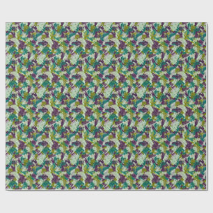 Maximalist Paint Splatters Wrapping Paper