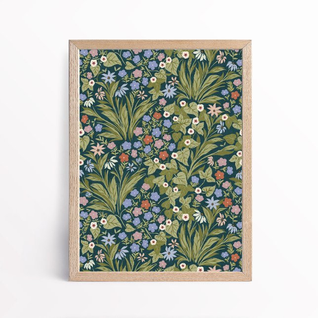 Maximalist painterly floral botanical wall art (Creator Uploaded)
