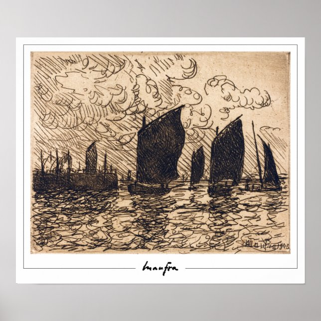 Maxime Maufra Zedign Art Poster #103 (Front)