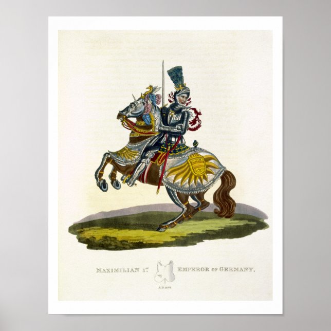 Maximilian I, King of Germany and Holy Roman Emper Poster (Front)