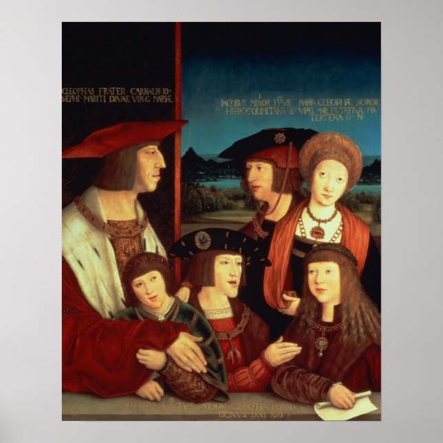 Maximilian I  with his first wife Poster (Front)