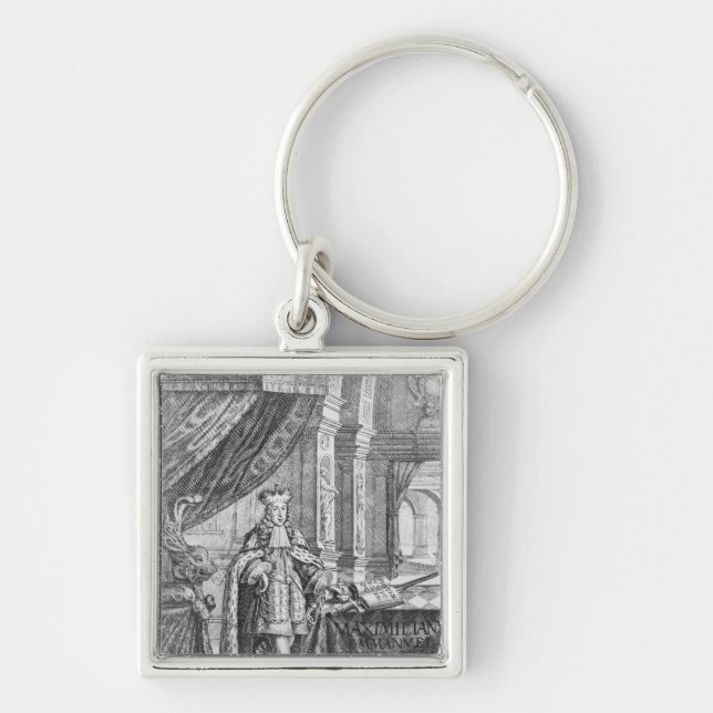 Maximilian II Emanuel , Elector of Bavaria Key Ring (Front)