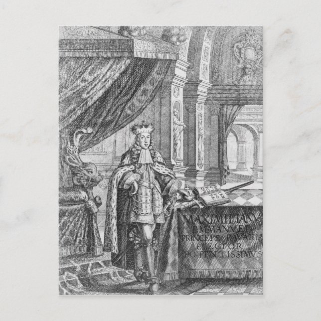 Maximilian II Emanuel , Elector of Bavaria Postcard (Front)