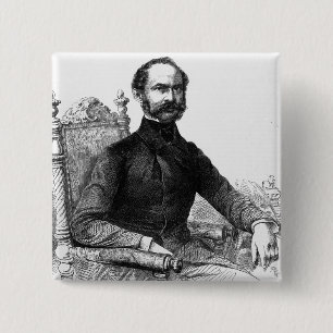 Maximilian II , King of Bavaria 15 Cm Square Badge