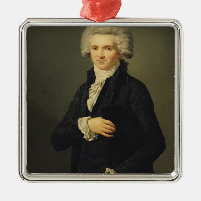 Maximilien de Robespierre  1791 Metal Tree Decoration (Front)