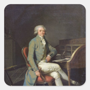 Maximilien de Robespierre Square Sticker