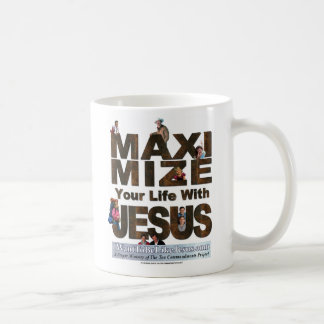 Maximise Your Life With Jesus Coffee Cup