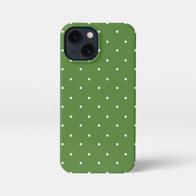 Maximum Green and white Polka Dots Phone Cases (Back)