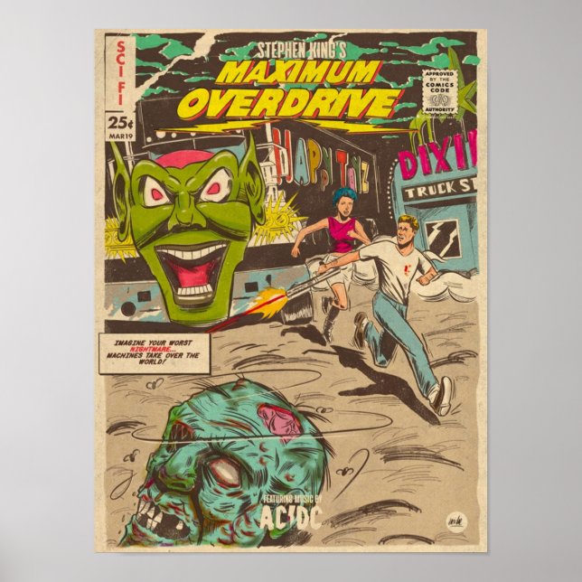 Maximum Overdrive Poster (Front)