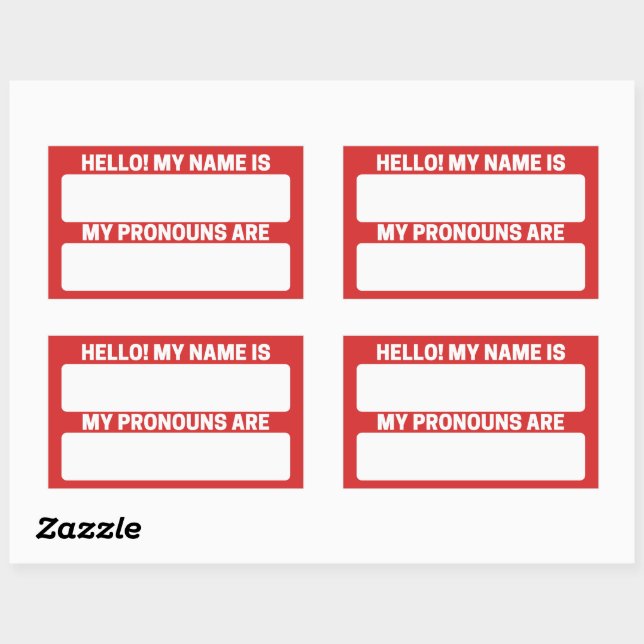 Maximum Red Name & Pronoun Labels (Sheet)