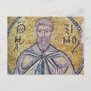 Maximus the Confessor Byzantine Mosaic Icon Postcard