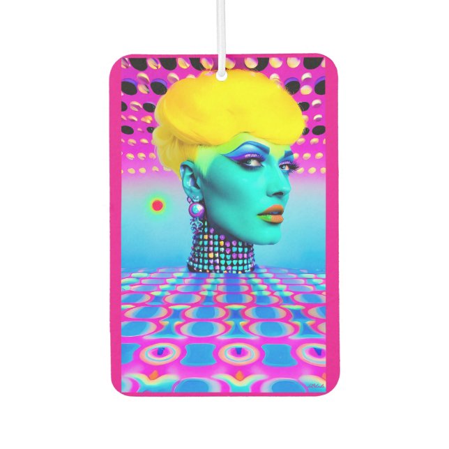 Maxine Headroom Car Air Freshener (Front)