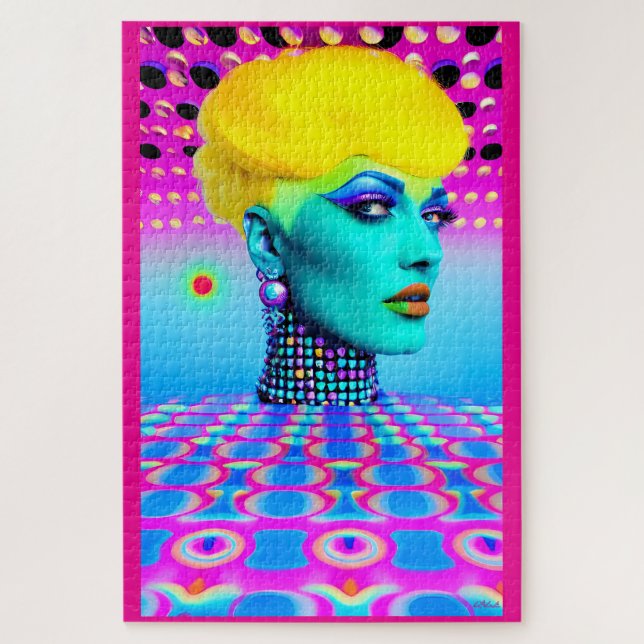 Maxine Headroom Jigsaw Puzzle (Vertical)