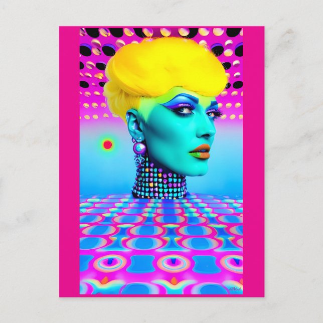 Maxine Headroom Postcard (Front)