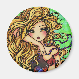 "Maxine" Mermaid Beta Fish Fantasy Fairy Art Magnet