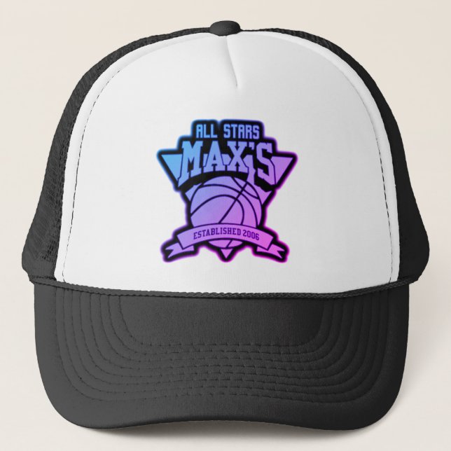 Max's All Stars Gradient Logo Trucker Hat (Front)