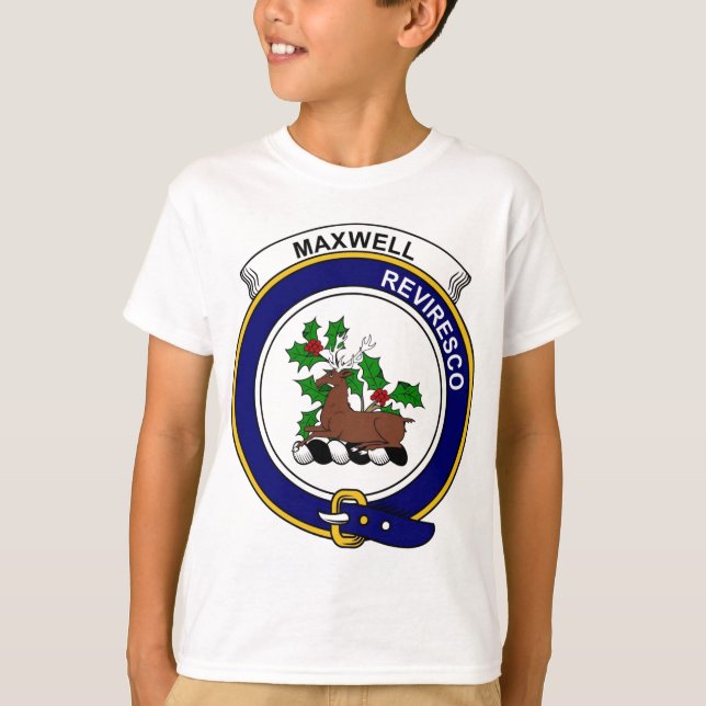 Maxwell Clan Badge T-Shirt (Front)