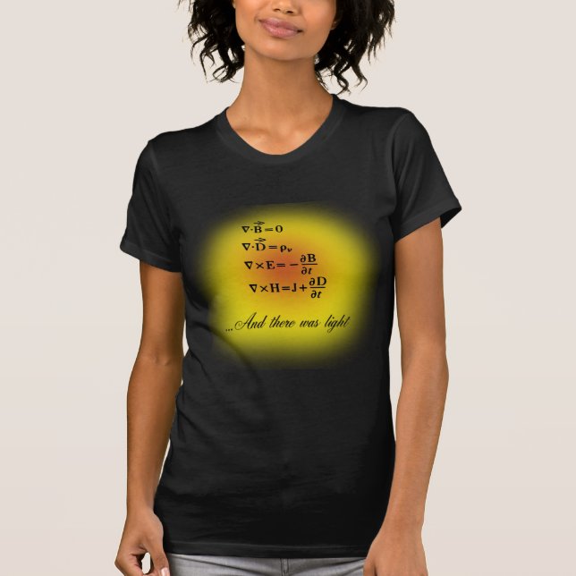 Maxwell Equations T-Shirt (Front)