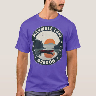 Maxwell Lake Oregon Sunset T-Shirt