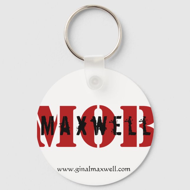 Maxwell MOB White Key Chain (Front)