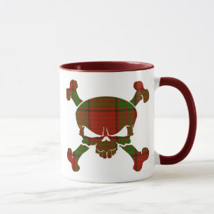 Maxwell Tartan Skull No Banner Mug