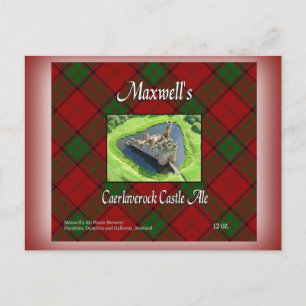 Maxwell's Caerlaverock Castle Ale Postcard