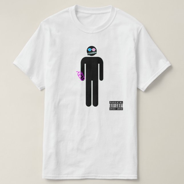 Maxx Hemstock Logo Circle glasses T-Shirt (Design Front)