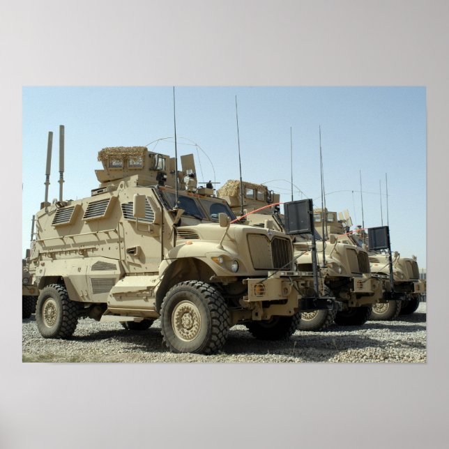 MaxxPro Mine Resistant Ambush Protected vehicle Poster (Front)
