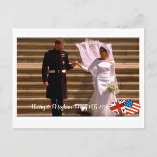 May 19th 2018: When Harry married Meghan Postcard