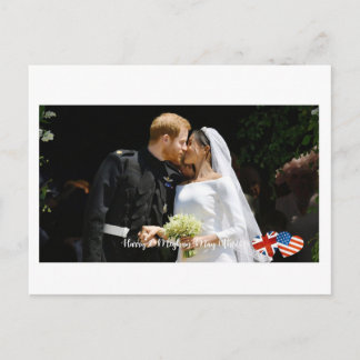 May 19th 2018: When Harry married Meghan Postcard