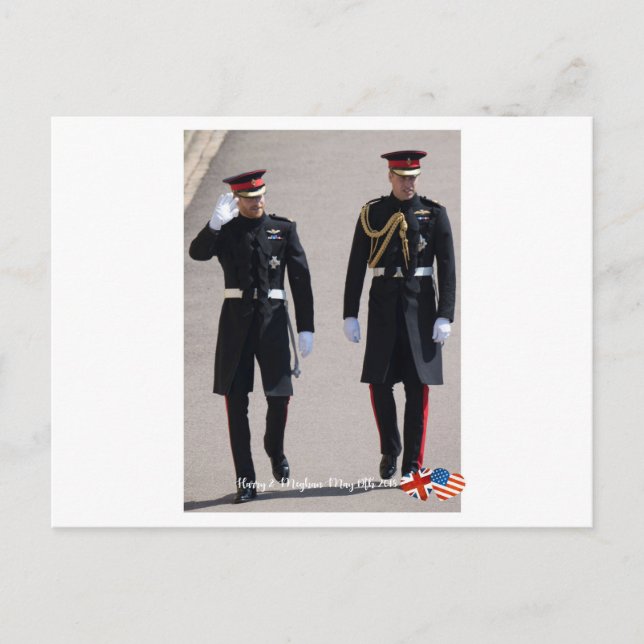May 19th 2018: When Harry married Meghan Postcard (Front)