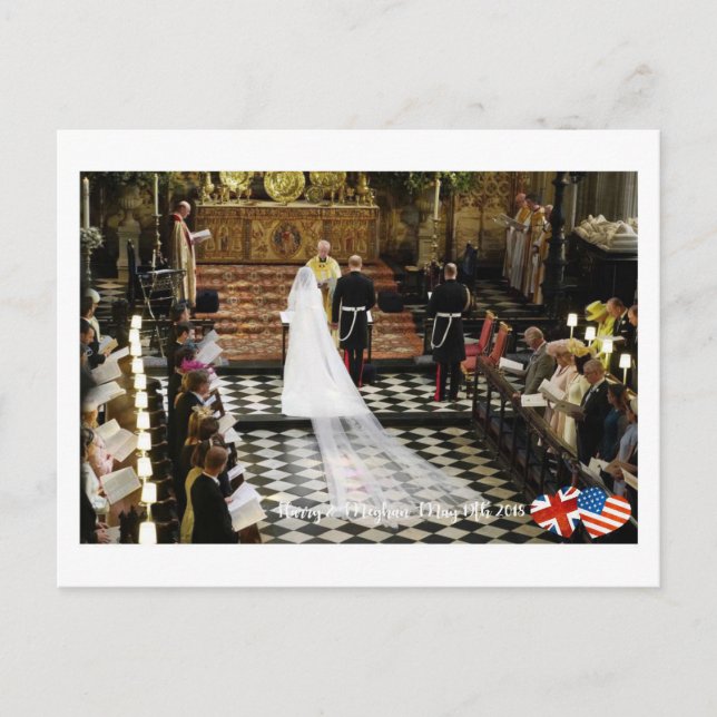 May 19th 2018: When Harry married Meghan Postcard (Front)