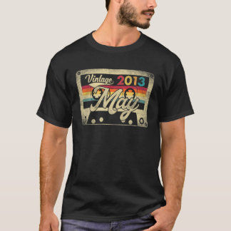 May 2013 9Th Birthday Gift Retro 9 Years Old Vinta T-Shirt
