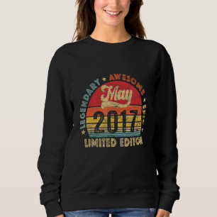 May 2017 5th Birthday Legendary Awesome Epic Since Sweatshirt