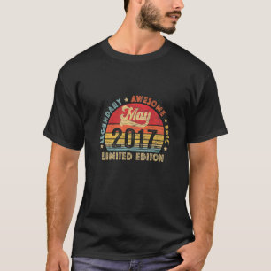 May 2017 5th Birthday Legendary Awesome Epic Since T-Shirt