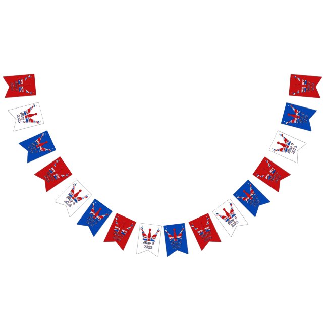 May 6 2023 Crown King Charles Coronation Bunting (All)