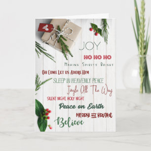 MAY "ALL" YOUR CHRISTMAS WISHES COME TRUE CARD