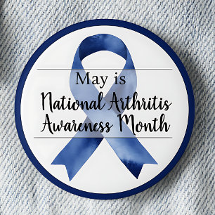 May Arthritis Awareness Month 6 Cm Round Badge