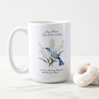 May Birth Month Flower Lily of the Valley Birthday Coffee Mug