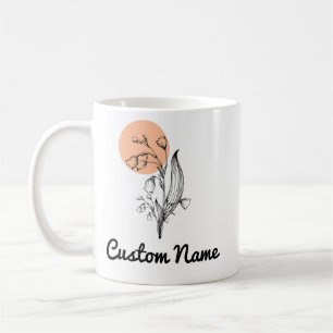 May Birth Month Flower Lily of the Valley Birthday Coffee Mug
