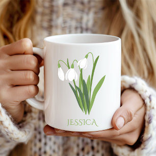 May Birth Month Flower Lily of the Valley Coffee Mug