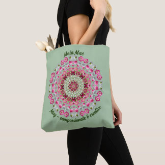 May Birth Month Flower Personalised Artsy Carryall Tote Bag