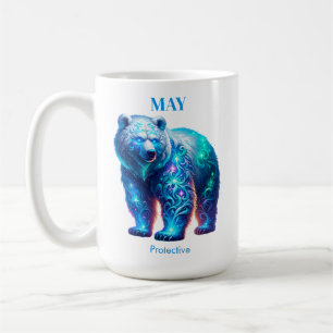 May Birth Month Spirit Animal Bear Coffee Mug